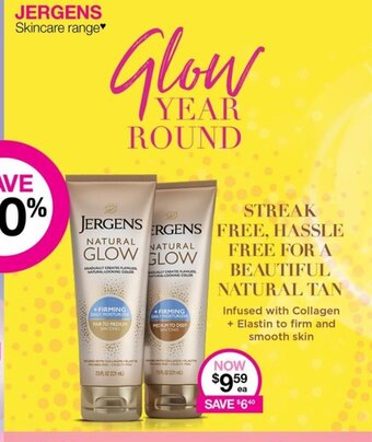 Priceline Jergens Skincare Range offer