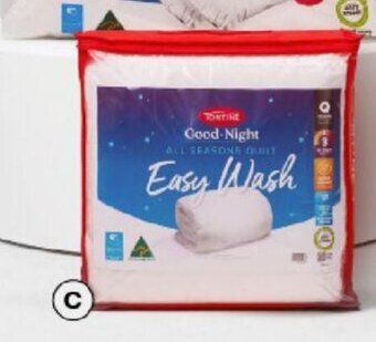 BIG W Tontine Good Night Easy Wash Quilt-Queen offer