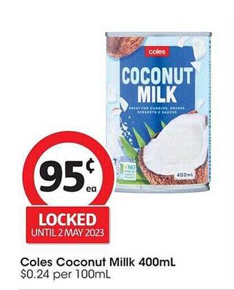 Coles Coles coconut milk offer