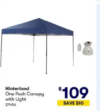 BIG W Hinterland One Push Company with Light offer