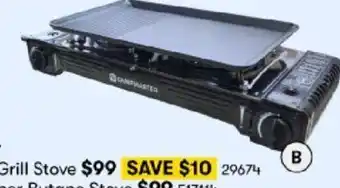 BIG W Campmaster Double Burner Butane Stove offer