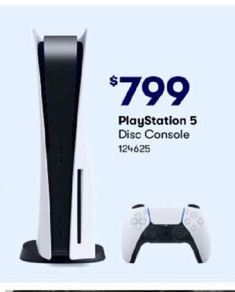 BIG W Playstation 5 Disc Console offer