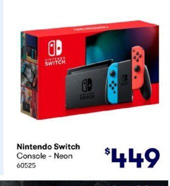 BIG W Nintendo Switch Console Neon offer