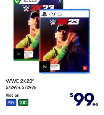 BIG W WWE 2K23 offer
