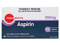 Pharmacy Direct Mayne Aspirin 100mg 112 Tablets offer
