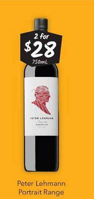 Cellarbrations Peter lehmann portrait range offer