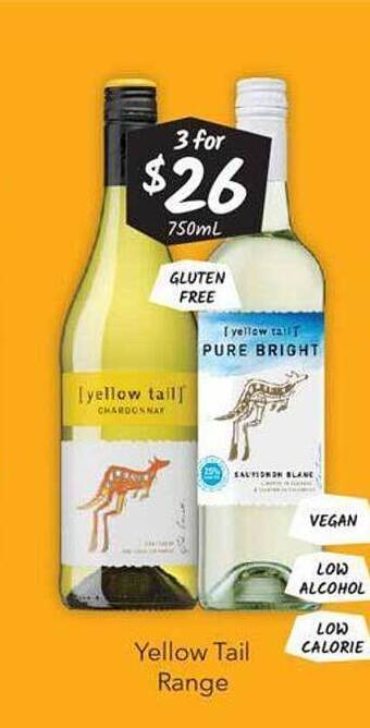 Cellarbrations Yellow tail range offer