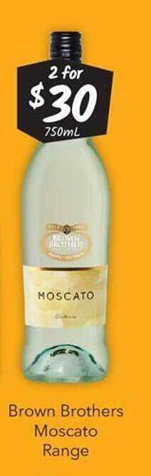 Cellarbrations Brown brothers moscato range offer