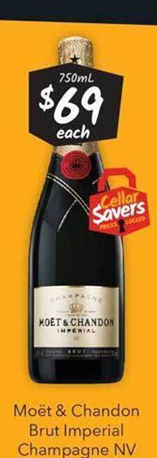 Cellarbrations Moët & chandon brut imperial champagne nv offer