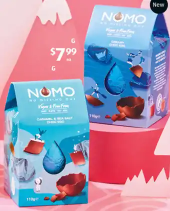 ALDI Nomo Dairy Free Vegan Easter Egg 110g offer