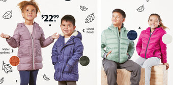 ALDI Children's Winter Jacket offer