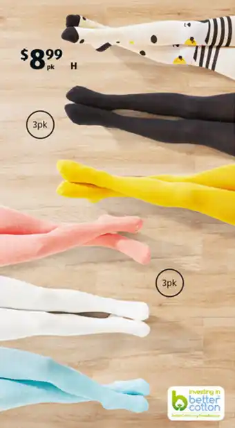 ALDI Children's Tights 3pk or 4pk- offer