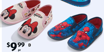 ALDI Children's Licensed Slippers offer