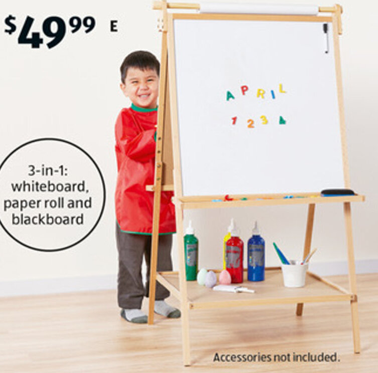 Kid's Deluxe Easel offer at ALDI