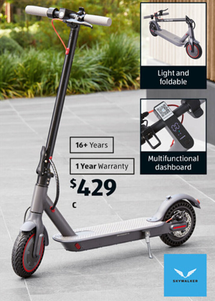 Skywalker Electric Pro Scooter offer at ALDI