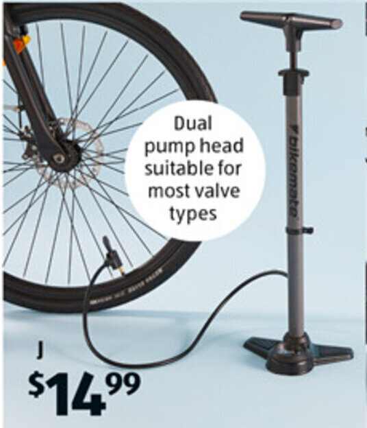 Track Floor Bicycle Pump offer at ALDI