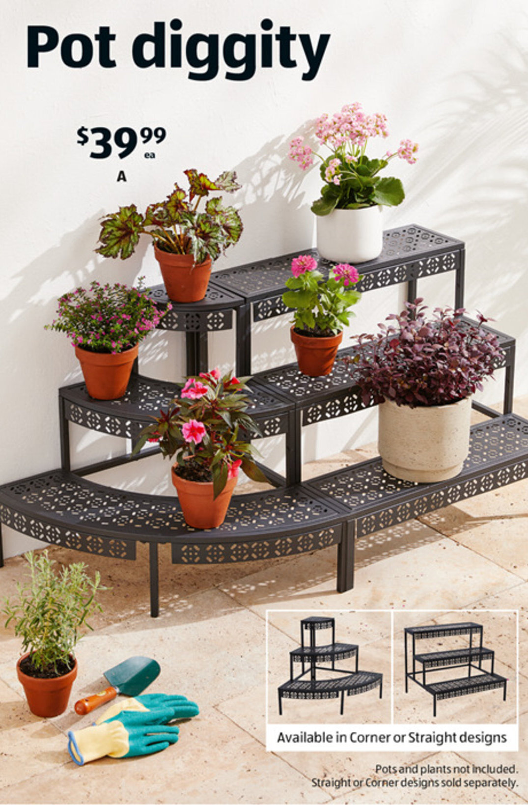 Decorative Flower Steps offer at ALDI