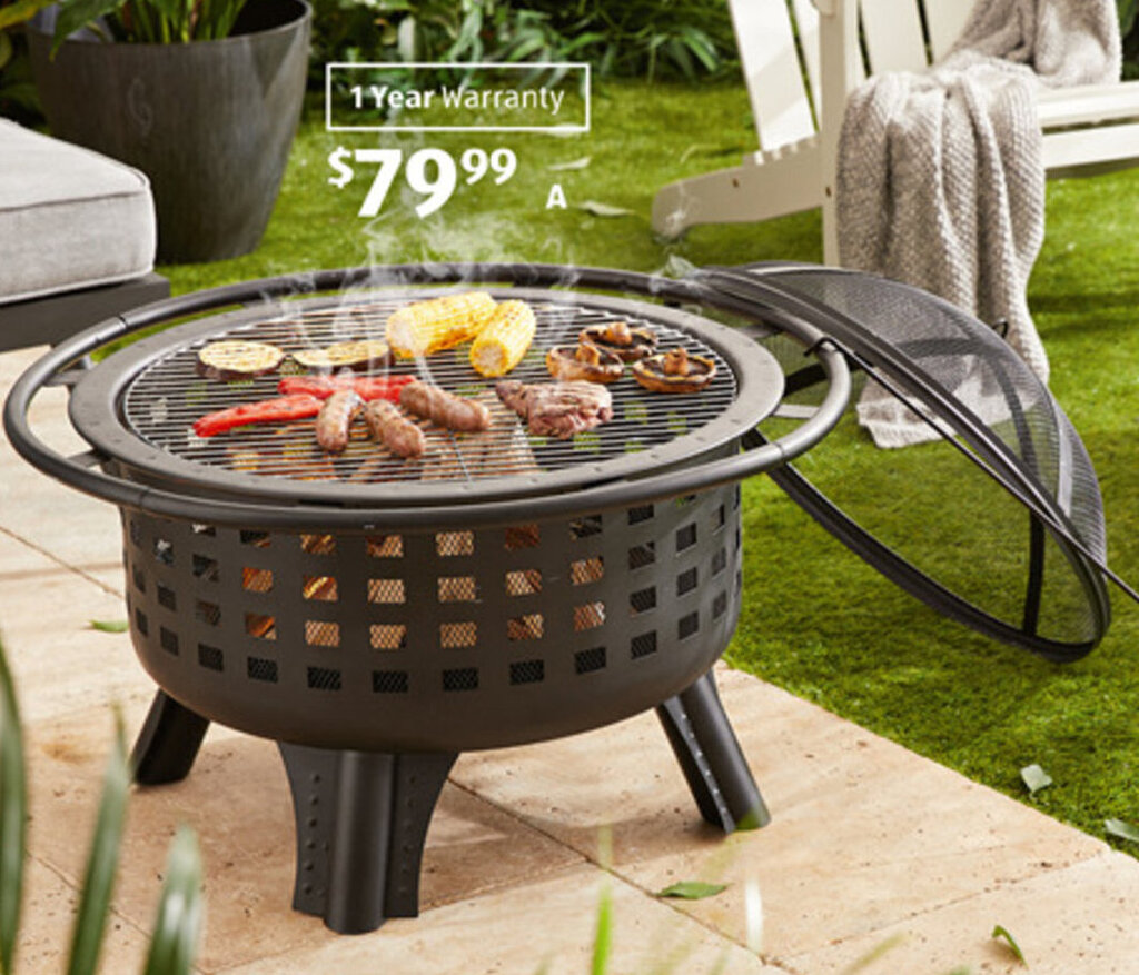 Metal Fire Pit offer at ALDI