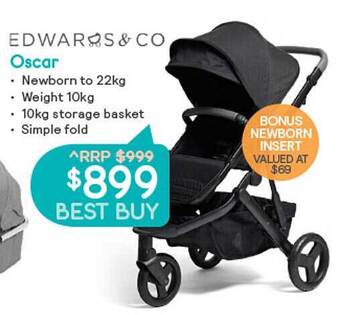 Baby Bunting Edwards & co oscar offer