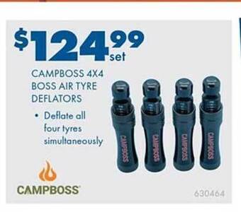 BCF Campboss 4x4 boss air tyre deflators offer