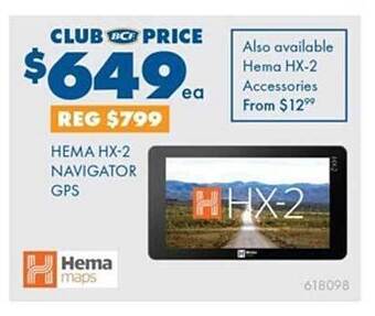Hema hx-2 navigator gps