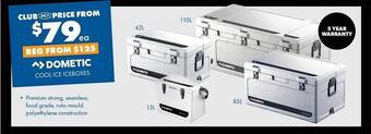 BCF Dometic cool ice iceboxes offer