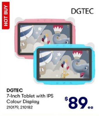BIG W Dgtec 7-Inch Tablet With IPS Colour Display offer