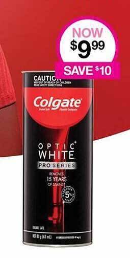 Priceline Colgate optic white offer