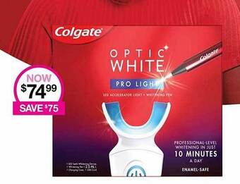 Priceline Colgate optic white offer