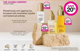 Priceline The jojoba company skinware range offer