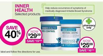 Inner health selected products