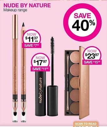 Priceline Nude by nature makeup range offer