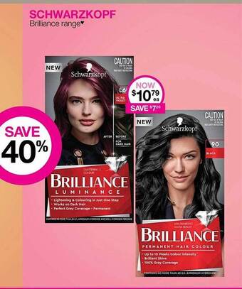 Priceline Schwarzkopf brilliance range offer