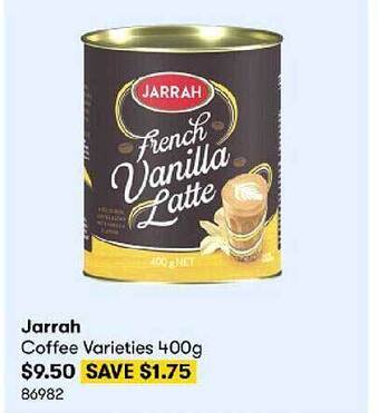 BIG W Jarrah coffee varieties offer