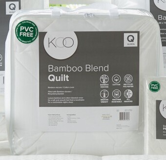 Spotlight 50% off koo bamboo blend quilt offer