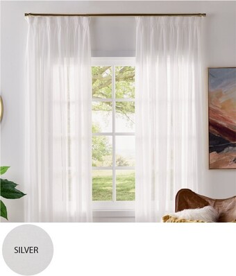 Spotlight 40% off montego sheer pencil pleat curtains offer