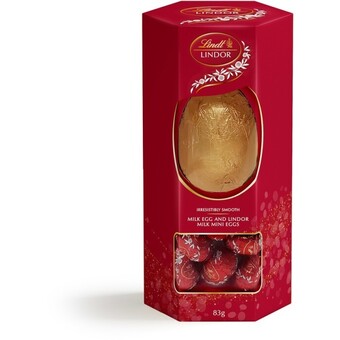 BIG W Lindor milk mini eggs & egg 83g offer