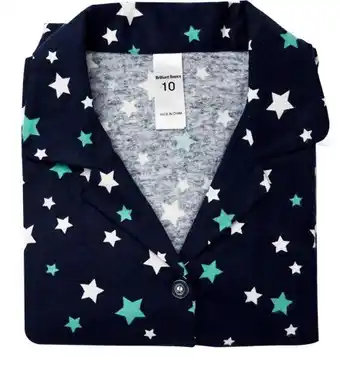 BIG W Brilliant basics women’s flannelette pyjama set - navy offer