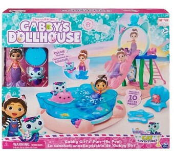 Kmart Dreamworks gabby's dollhouse gabby girl's purr-ific pool offer