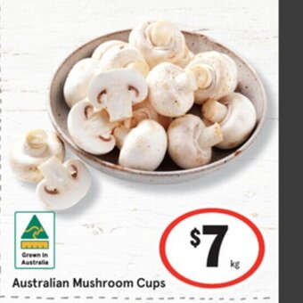 Australian mushroom cups
