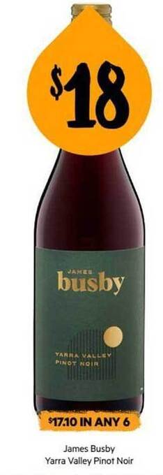 James busby yarra valley pinot noir