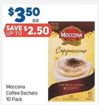 Foodland Moccona coffee sachets offer