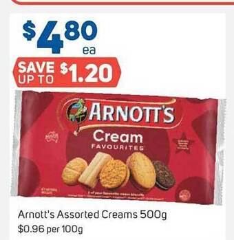 Foodland Arnott's assorted creams offer