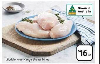Lilydale free range breast fillet