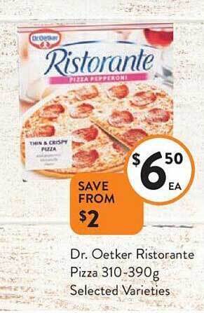 Foodworks Dr oetker ristorante pizza offer
