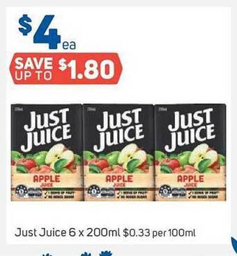 Foodland Just juice offer