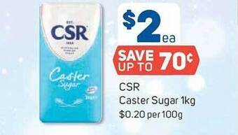 Foodland Csr caster sugar offer
