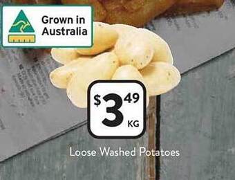 Foodworks Loose washed potatoes offer