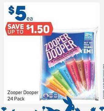Foodland Zooper dooper offer