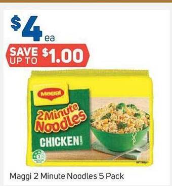 Foodland Maggi 2 minute noodles offer